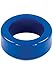 Doc Johnson TitanMen - Cock Ring - Stretch-to-Fit - Makes Your Penis Firmer, Harder, and More Engorged - Made of Body-Safe TPR - Blue