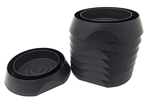 Bed Bug Interceptors 8 PACK Black. Bed Bug Cups Design ensures NO Talcum powder, Pesticides or additional products needed. Most RELIABLE Bed Bug Trap on the Market.