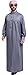 Ababalaya Men's Long Sleeve Mock Neck Embroidered Muslim Thobes Dishdasha Easter Wear