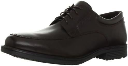 Rockport Men's Essential Details Water Proof Apron Toe Oxford,Dark Brown,9.5 M US