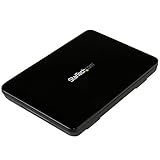 StarTech.com 2.5" USB-C Hard Drive Enclosure - USB 3.1 Type C - Tool-less - External Hard Drive Case - SSD USB C HDD Enclosure (S251BPU31C3)