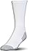 Under Armour Unisex-Adult HeatGear Tech Crew Socks, Multipairs, White (3-Pairs), X-Large