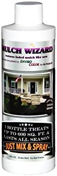 Mulch Wizard Premium Lawn &amp; Garden 600- 700 Sq Ft Mulch Dye Color Concentrate (1, Cocoa Brown)