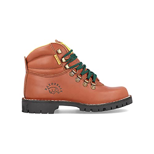 Jim Green Razorback Boots for Men LaceUp Water Resistant Full Grain Leather Work or Hiking Boot