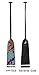 ZJ SPORT IDBF Approved 1-Piece Carbon Fiber Dragon Boat Paddle With Graphics on Blade