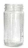 Bottle Wide Mouth Glass 16 Oz Clear, PK24