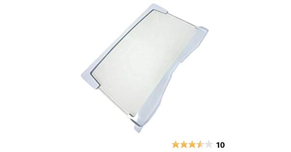 Indesit - Bandeja de cristal con borde para frigorífico ...
