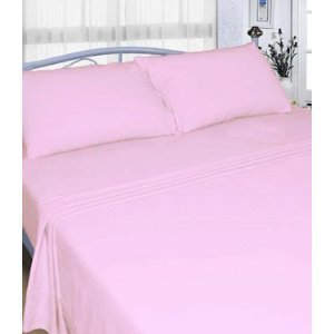 Pink Flannelette Pair Of Pillowcase 100 Thermal Brushed Cotton