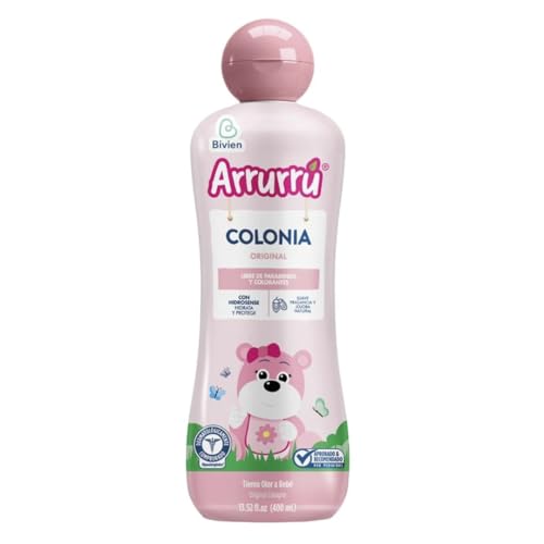 Colonia Arrurru para Bebes – 400ml (13.52 fl oz) (400ml (13.52oz), Rosada (Pink))