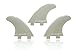 Acavati – Surfboard Fin Set. Black or White Color Surfboard Fin Set – 3 Piece Surf Fin Set– Heavy Duty Construction – FCS or Future Fin Set