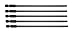 T20 Torx Power Bit - 6 inch - 5 Pack - Impact Rated