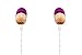 House of Marley EM-JE041-PU Smile Jamaica Wired Noise Isolating Headphones with Microphone, Purple