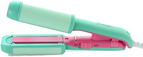 Aprilley Professional Electric Mini Travel Case Hair Straightening Brush Green OS