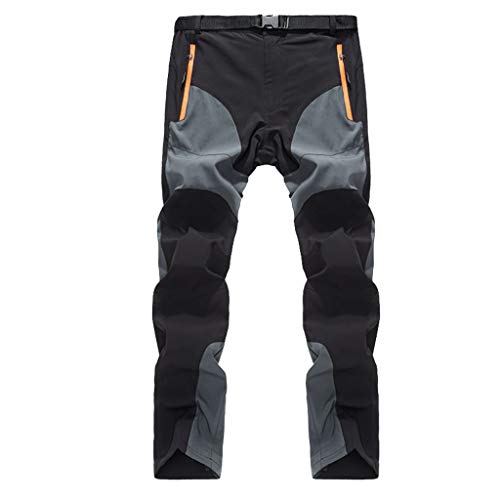 Botrong Quick-Drying Outdoor Waterproof Trousers Hiking Ski Climbing Pants Tactical (Gray,M)