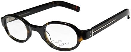 Marius Morel 1880 1915m Mens/Womens Optical Imported Designer Full-rim Flexible Hinges Eyeglasses/Glasses (43-25-135, Dark Tortoise)