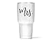Mr and Mrs Tumbler Set - Travel Tumbler for Newlyweds Couples Wife Bride To Be Newly Engaged Bridal Shower, Insulated Travel Tumbler for Wedding Engagement