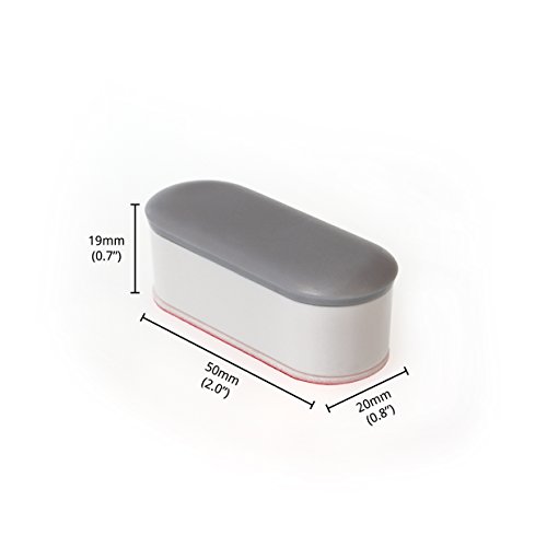 LUXE Bidet 4 piece Universal Toilet Seat Bumper Kit, comes with Strong