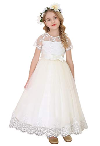 happy rose flower girl dress