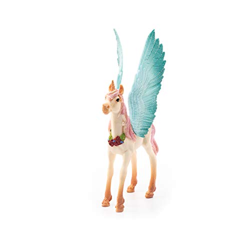 schleich 70575 Schmuckeinhorn-Pegasus, Fohlen, für Kinder ab 5-12 Jahren, BAYALA - Spielfigur, Nicht zutreffend, Weiß – Bild 3