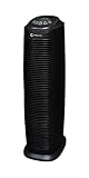 True HEPA Air Purifier :: 4 in 1 Quiet Air Cleaner for Medium to Larger Rooms :: Removes Allergens, Smoke & Odors :: with Carbon Prefilter, Ozone Free Ionizer & UV Light, Black, IC-7028-26 in. Tall