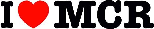 I Love MCR Sticker - 30 x 6" in Size