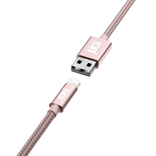 Juice Braided iPhone Lightning Cable 1 Metre – Fast... en promo sur Amazon