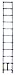 Xtend & Climb 760P Xtend+Climb Telescoping Extension Ladder, 225 Lb, 1-1/2 In, 10.5 ft, Red