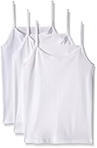 Fruit of the Loom Big Girls' White Cami (Pack of 3)