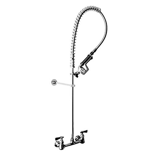 AA Faucet Wall Mount Heavy Duty Pre-Rinse Faucet, 8-Inch