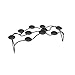Minuteman International Contours Wrought Iron Hearth Fireplace Candelabra