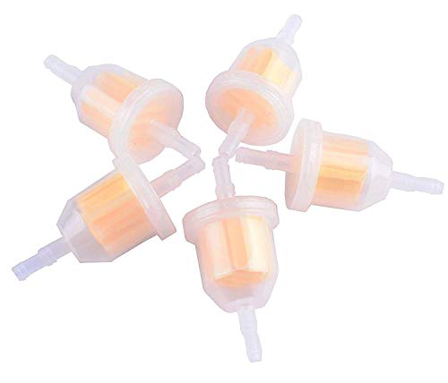 Podoy Am116304 Fuel Filter for Compatible with Kohler Universal Heavy Duty 1/4"- 5/16" Fuel Lines Replaces John Deere Toro/Wheel Horse 71-5960 (Pack of 5)