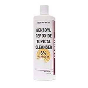 Amazon.com : Benzoyl Peroxide Topical Cleanser 6% - 12oz : Facial