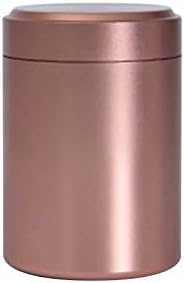 Guajave Portable Mini Tea Can, Container Jars Aluminum Herb Stash Jar Seal Smell Proof Container Spice Organizer Storage Pot for Herb, Tea, Spice etc.