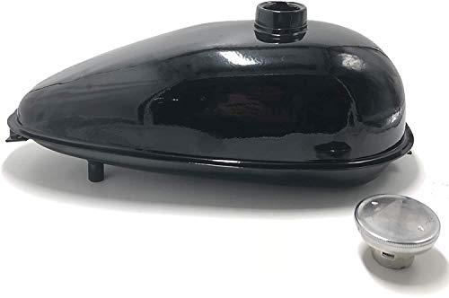 CDHPOWER High Performance 4L Gas Fuel Tank  Black  Include Gas Tank Cap Gas Bike