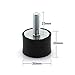 ZRM&E 4PCS M8 VD Rubber Vibration Mount Air Compressor Bobbin Isolator Damper Male Thread Silentblock Shock Absorber Base 30x20mm Y