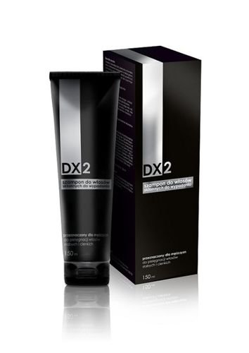 AFLOFARM DX2 Shampoo for men prone to hair loss 150ml, for men hair weak and thin, prone to loss