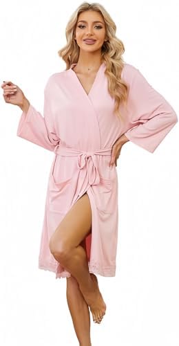 ladies pink dressing gown Pink Fluffy Dressing Gown The Oodie