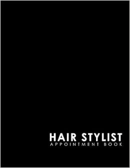 Hair Stylist Appointment Book 2 Columns Appointment Paper Daily