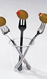 WNA 50 Count Reflections 4.2 Petite Plastic Tasting Fork, Silver