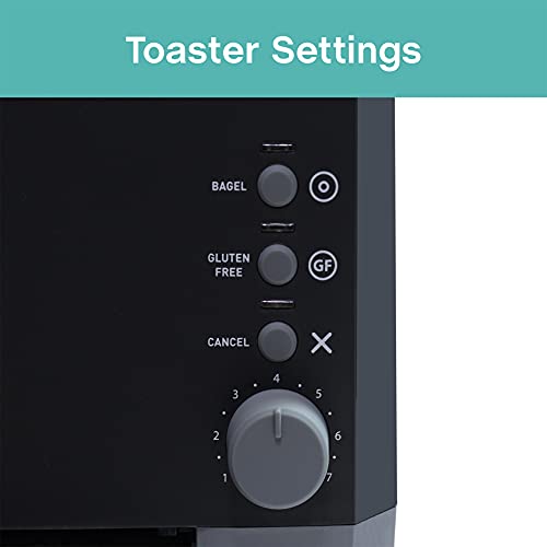 West Bend 77224 Toaster 2 Slice QuikServe Wide Slot Slide Through with