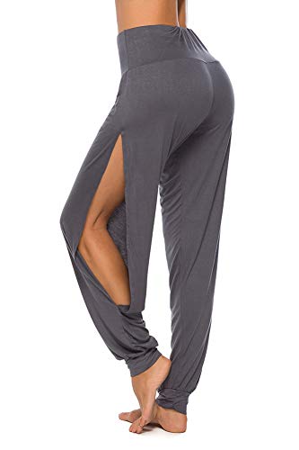 side slit yoga pants