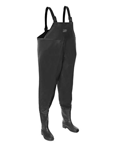 RawPol Angleroverall Schwarz PVC Unisex-Erwachsene Anglerbekleidung Fishing