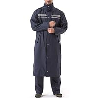 FGHYYE Raincoat Adult Raincoat Double Thickening/Waterproof One-Piece Poncho Men and Women Long Coat Outdoor Cycling Raincoat