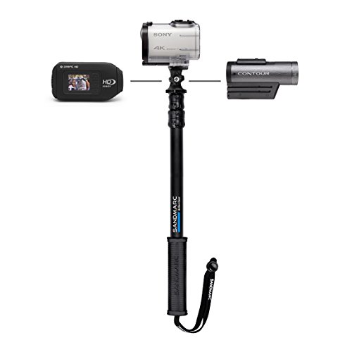 SANDMARC-Pole-Action-Edition-17-40-Extension-Pole-Selfie-Stick-for-Sony-Action-Cam-Contour-GoPro-Ricoh-Theta-Drift-Cam-Ion-and-14-Cameras-