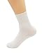 Women 100% cotton Socks Crew Athletic Cotton Socks F17 (Milk white)