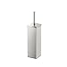 Gatco 1489 Elegant Square Toilet Brush Holder, Satin Nickel