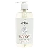 Natural Liquid Hand Soap - Sulfate-Free - Plant-Based - Non-Toxic - Lavender & Vanilla 12 FL. OZ. PUMP