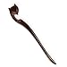 Fonder Mols Spirit Fox Handmade Carved Ebon Hair Sticks Shawl Pins Picks Pics Pins Forks 7
