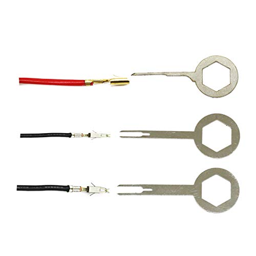 NCElec 18pcs Auto Terminals Removal Key Tool Set,Car Electrical Wiring Crimp Connector Extractor Puller Release Pin Kit - Thumbnail 4