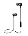 Bluetooth Headphones Sports Wireless Earbuds Sweatproof Headset Magnetic Attraction Stereo Earphones for Running Workout Gym Noise Cancelling Proshine(Black)